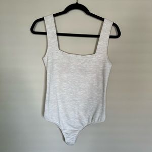 Free People oatmeal bodysuit